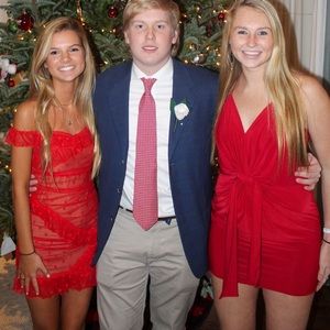 majorelle bandit dress red